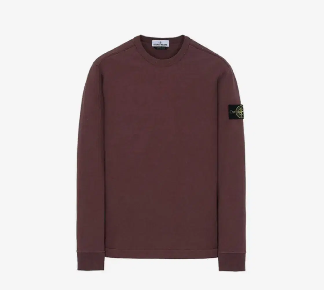 Stone Island Long Sleeve Dark Burgundy