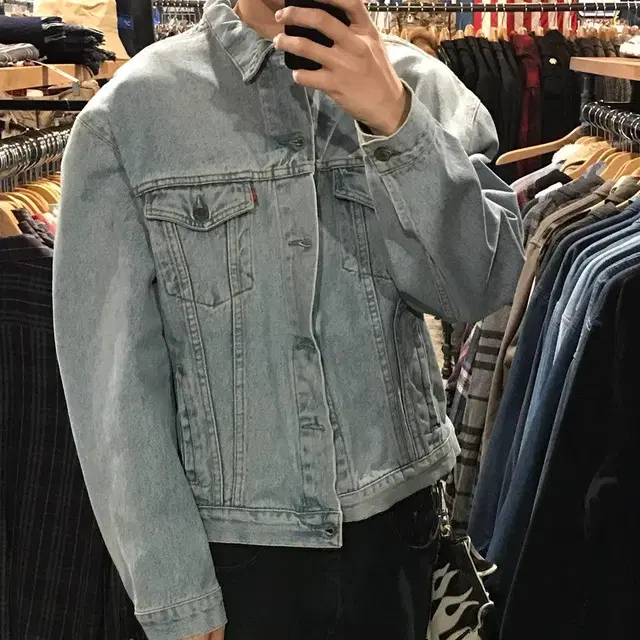 levis 리바이스 3rd 워싱 데님 트러커 자켓