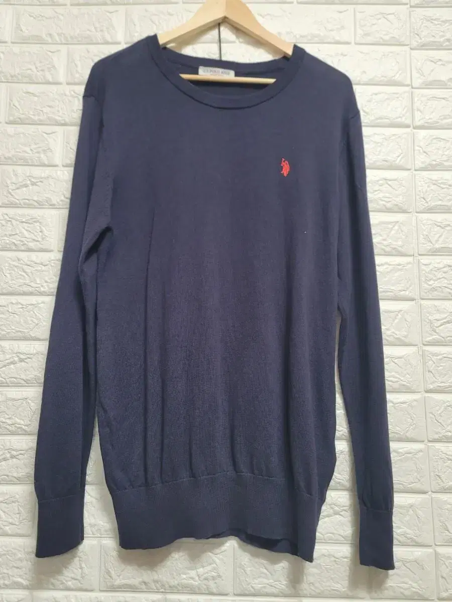 polo navy 100% cotton knit