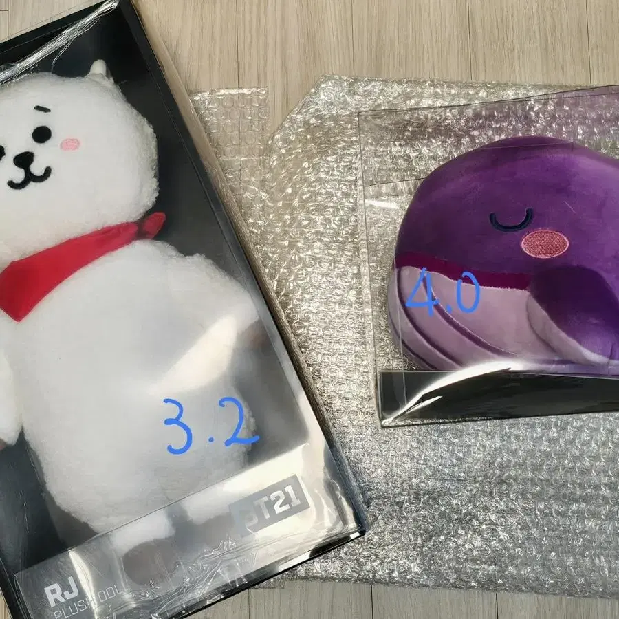 방탄 bts Rj 미디움 스텐딩 돌 타이니탄 고래인형 미개봉 미사용