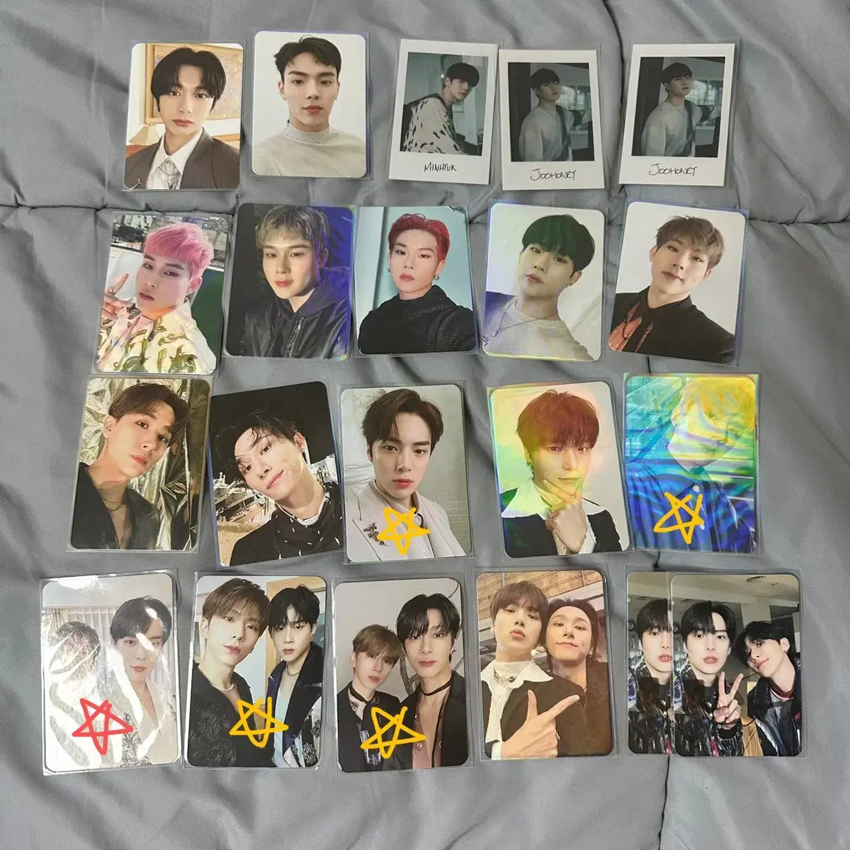 bulk) monstax photocard fantasyasheopopnorimitminhyukhyungwonjooheonkihyuniemshownu