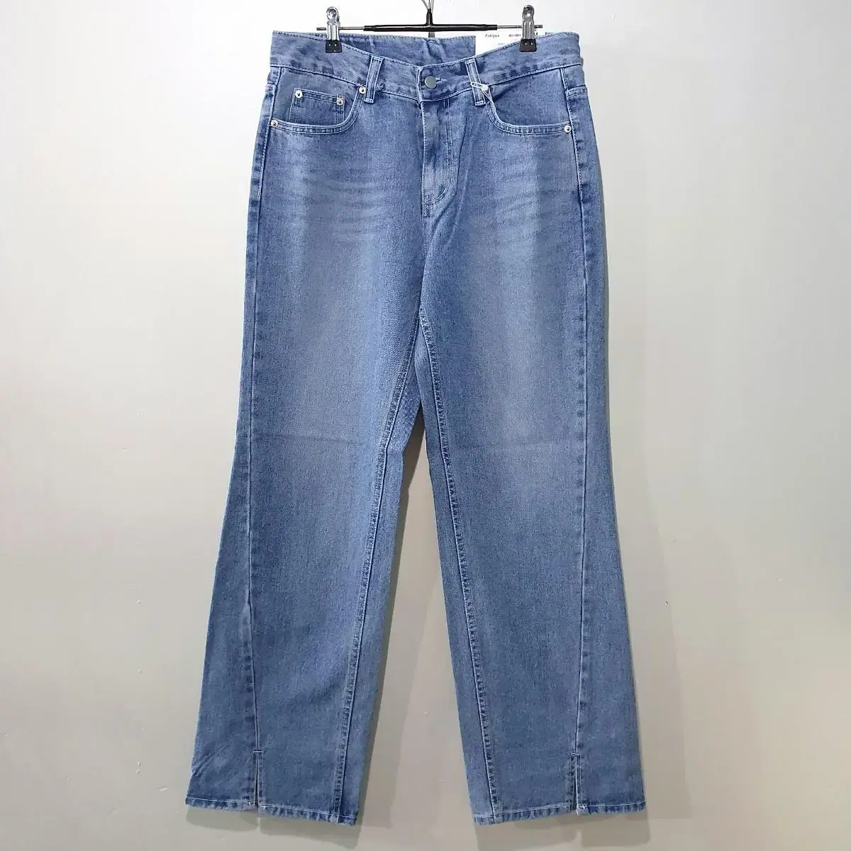 SS신상)Nonspan curved wide front jeans4055번2color S~2XL