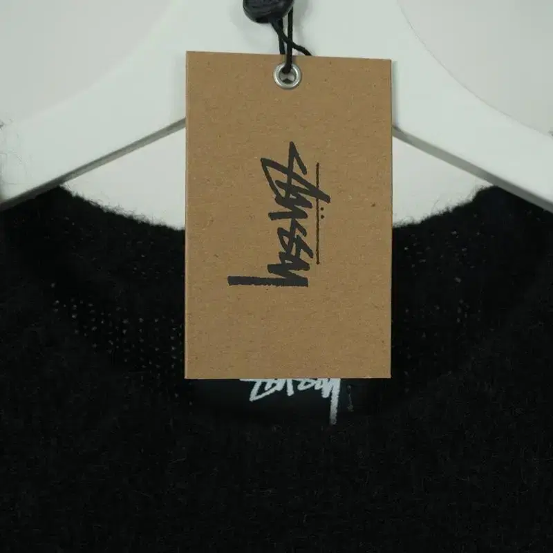 STUSSY 스투시 다이스 모헤어 니트 XL