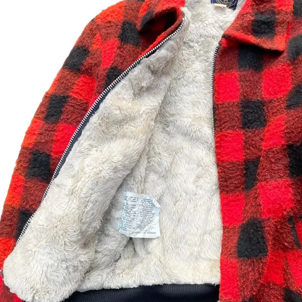 70s hairy lumberjack jacket