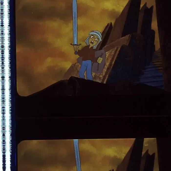 35mm 예고 영화필름 페이지마스터 The Pagemaster