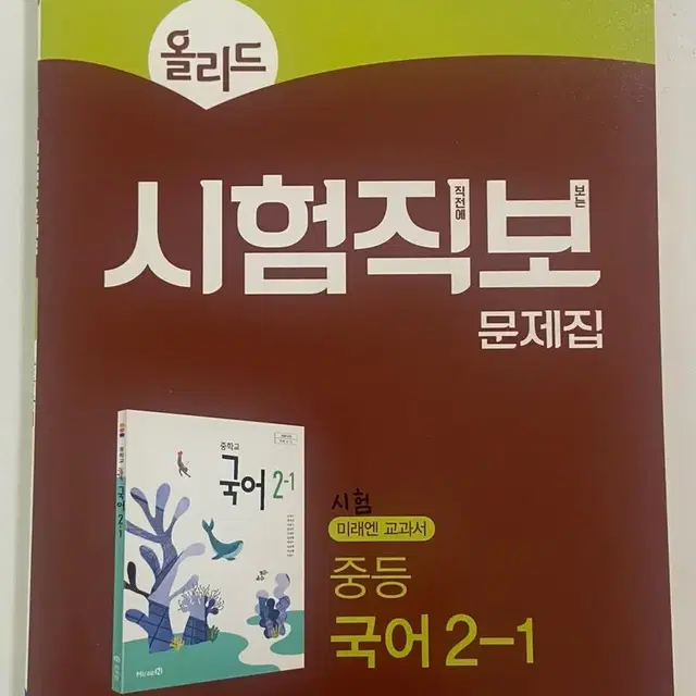 올리드 중2-1 국어 시험직보 문제집