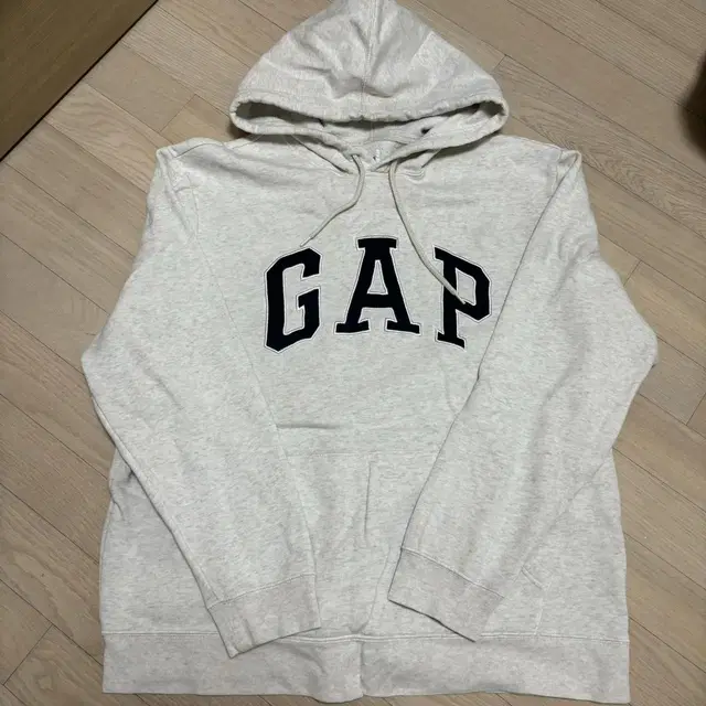 갭 GAP 기모 후드티 오트밀