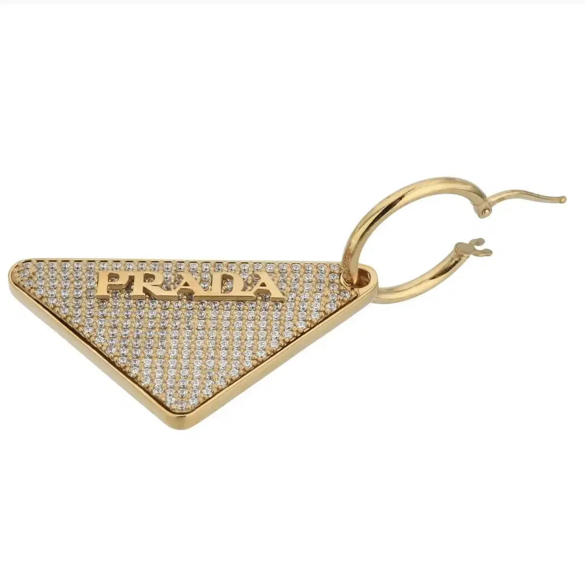 Prada 스말토 크리스탈 귀걸이 (Crystal Logo Jewels)