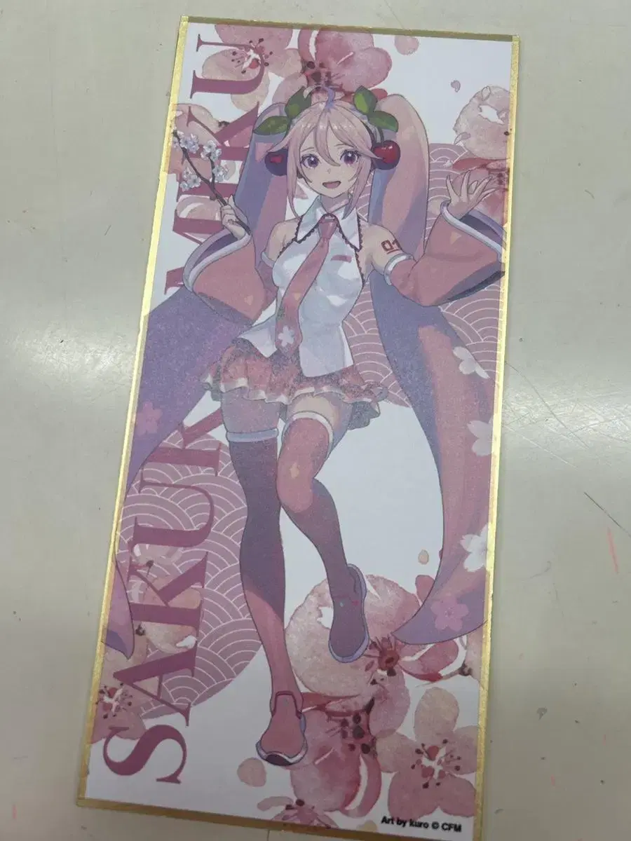 Hatsune Miku sakura Miku Full Length Long Sack Paper WTS