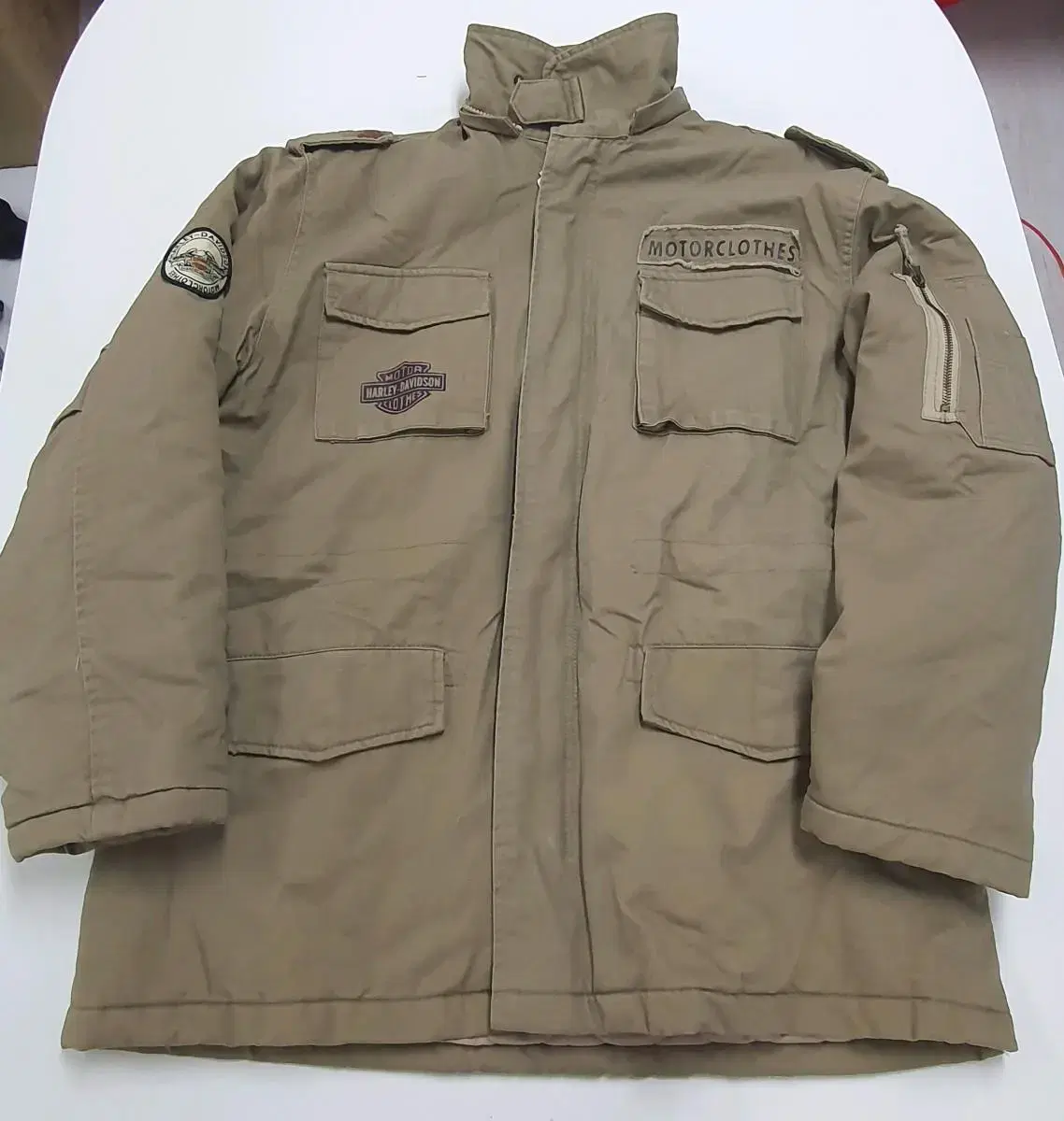 Harley-Davidson Quilted Lined Khaki Yasang XL