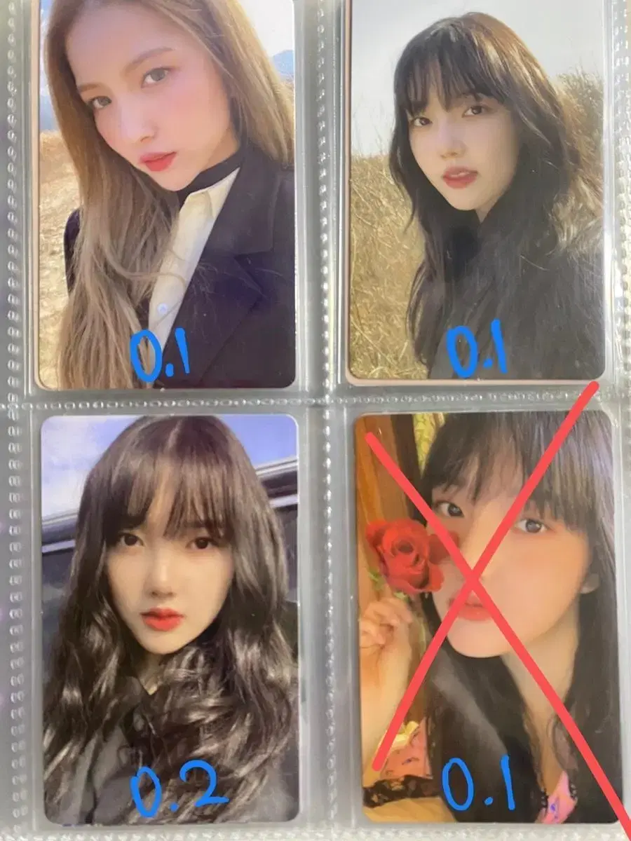 Gfriends viviz unreleased photocard, album photocard wts sells