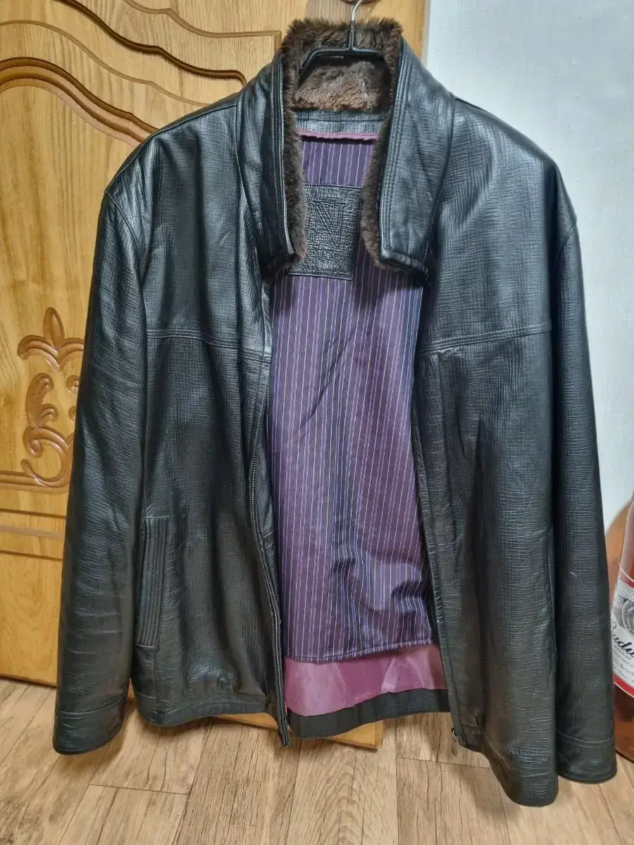 Indian black sheepskin jacket size 95-100