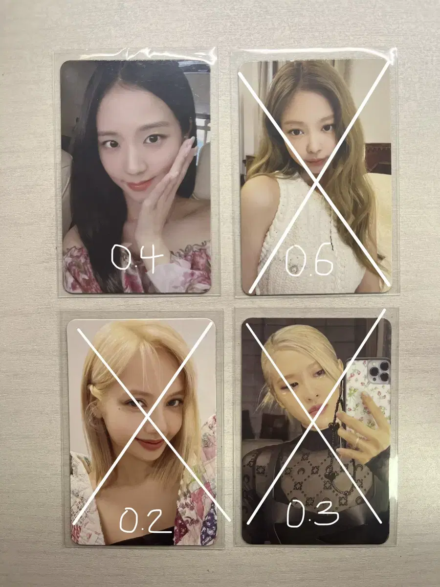 Black Pink Bone Pink Photocard WTS