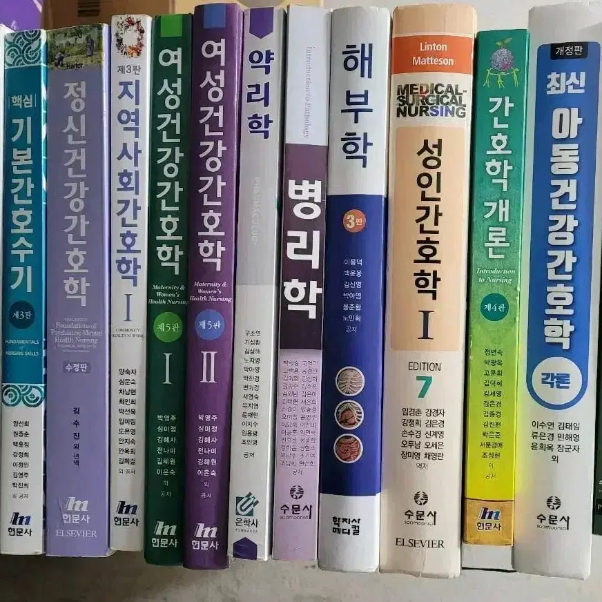 간호학과 전공책