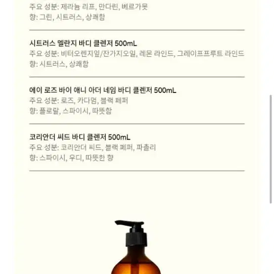 이솝 바디클렌져 코튼백 포함 (제라늄 리프) 박스채 새상품