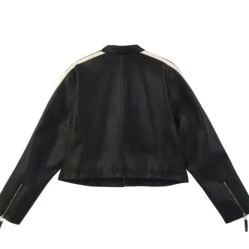 미드나잇무브 line leather jacket (black)