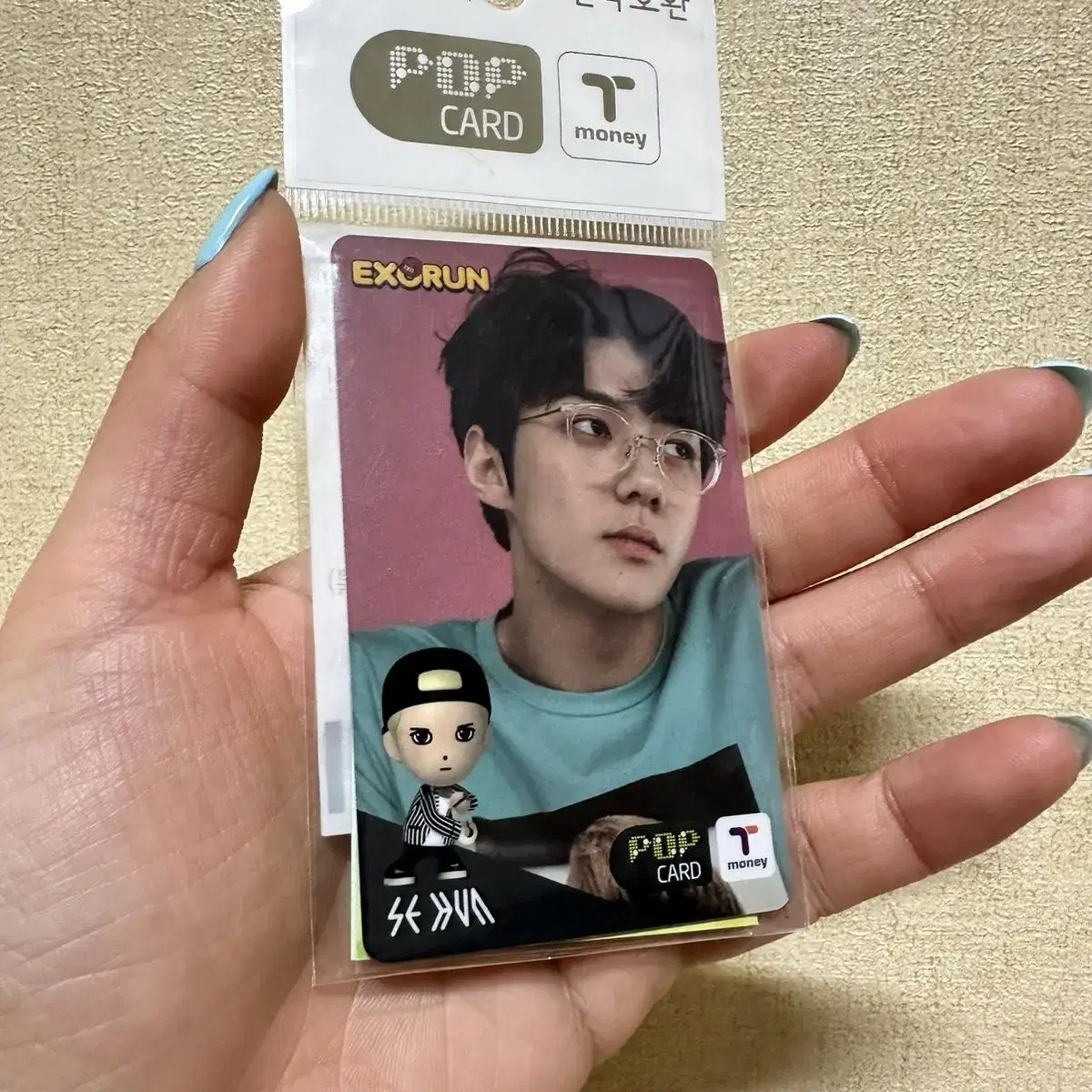 Sehun Lucky One T-Money Transportation Card