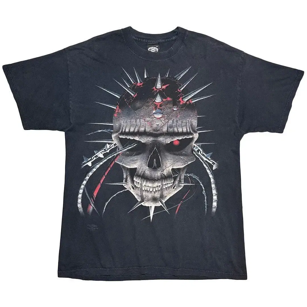 [105]Metal Skull 2005 Printed T-Shirt