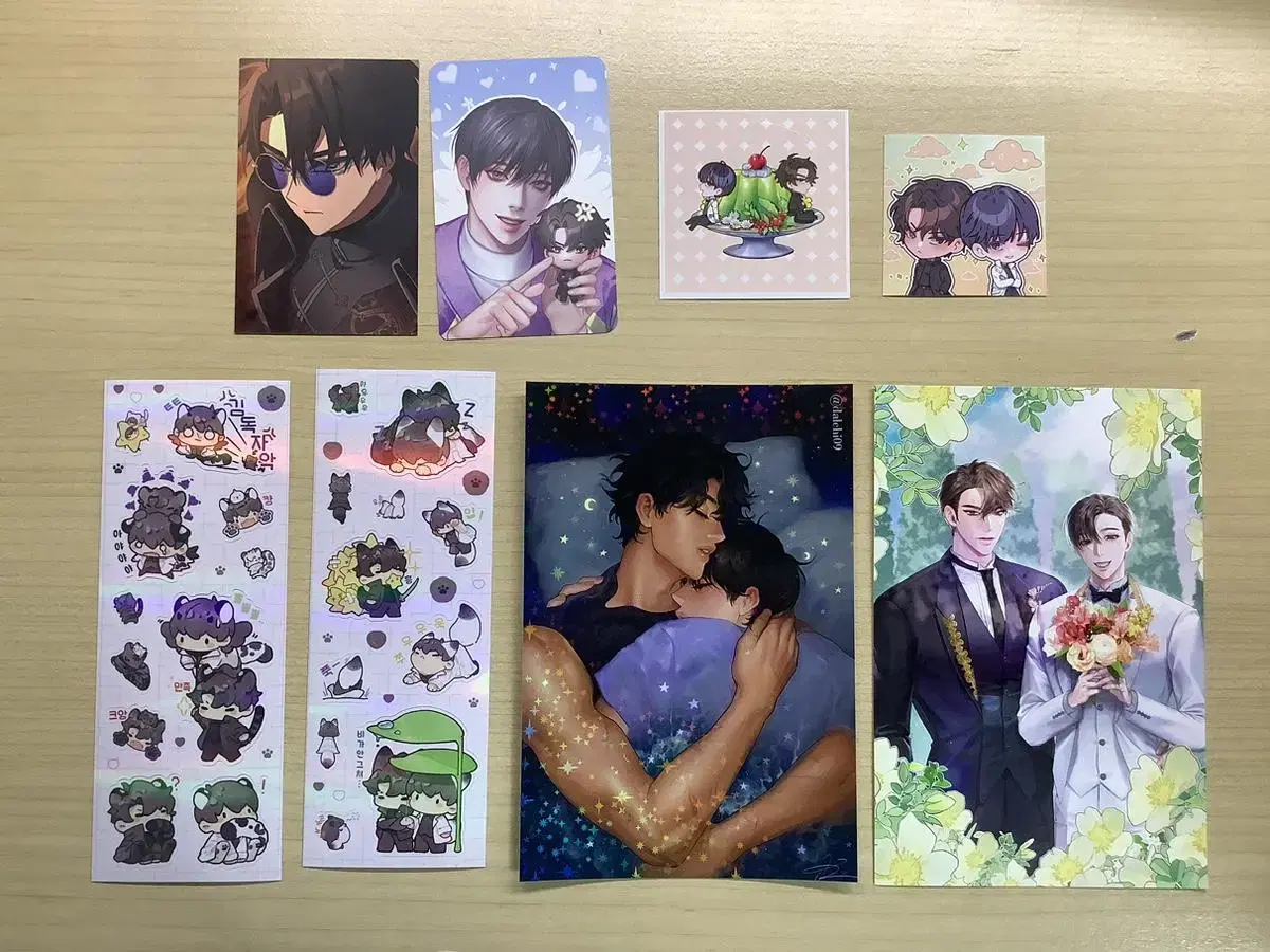 Jung Hyuk Reader sticker postcard sells