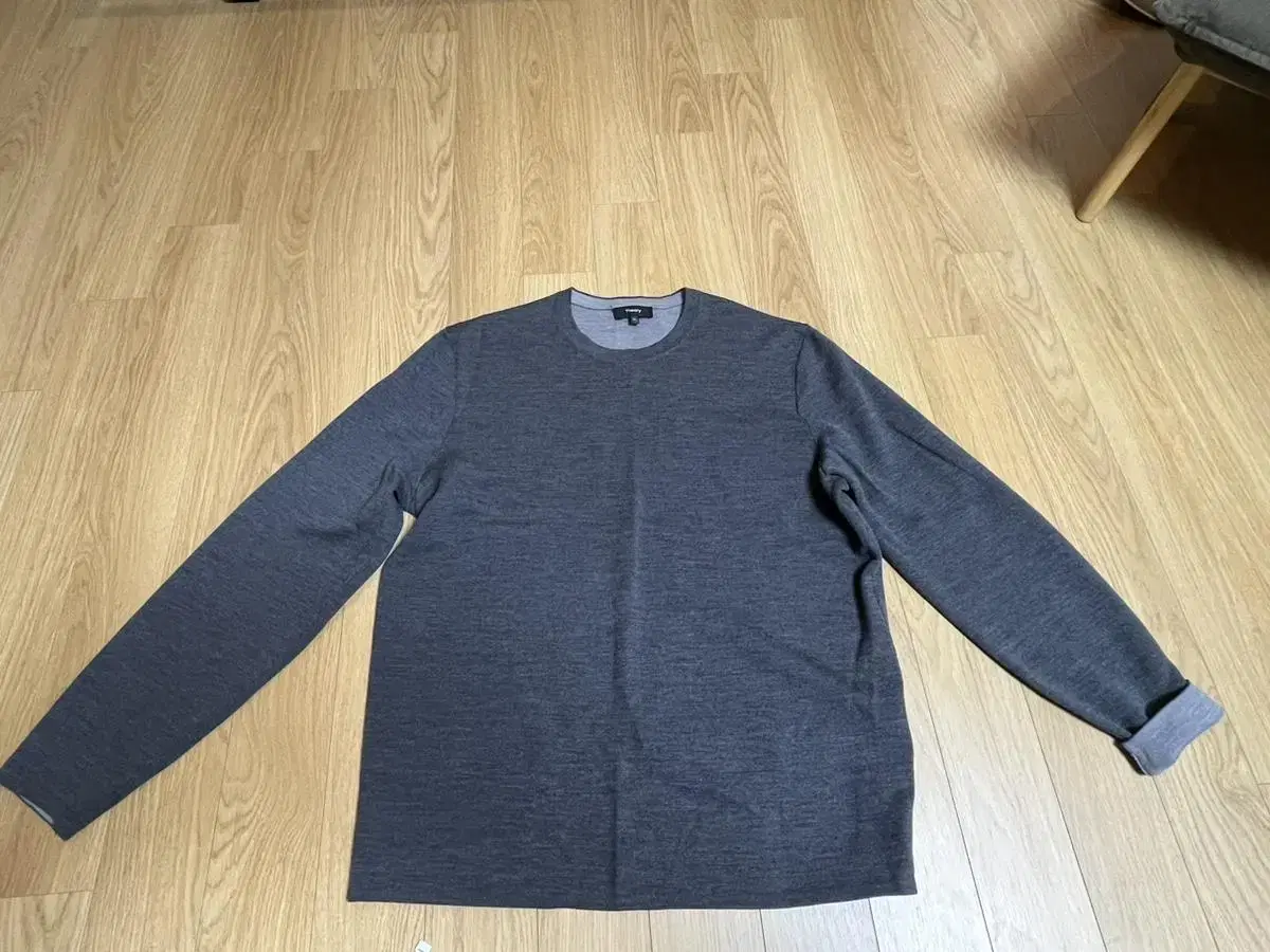 Terry Double-Face Sweater Charcoal XL