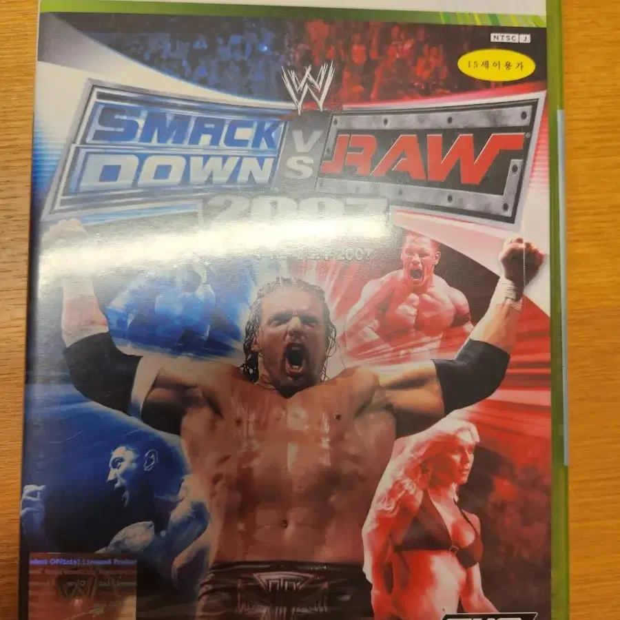 XBOX360 WWE 스맥다운vs로우 2007 (정발,밀봉)