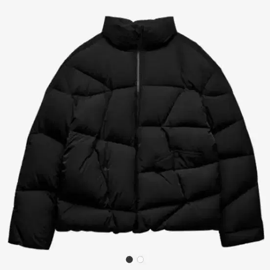 Zara x Ader Error Puffer Jacket Black