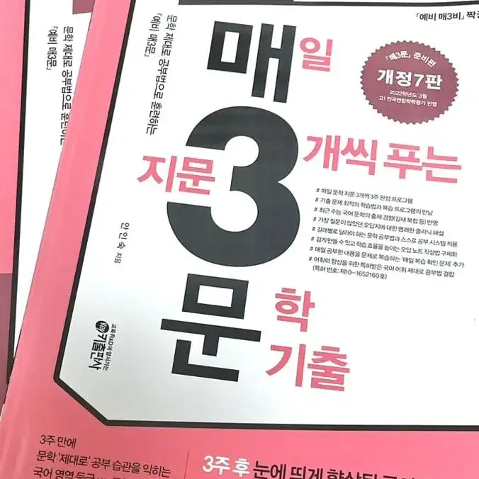 예3문 예비 매일 지문3개씩 푸는 문학 기출