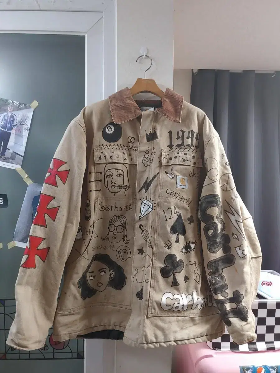 Calhart Artwork Custom Vintage Jacket