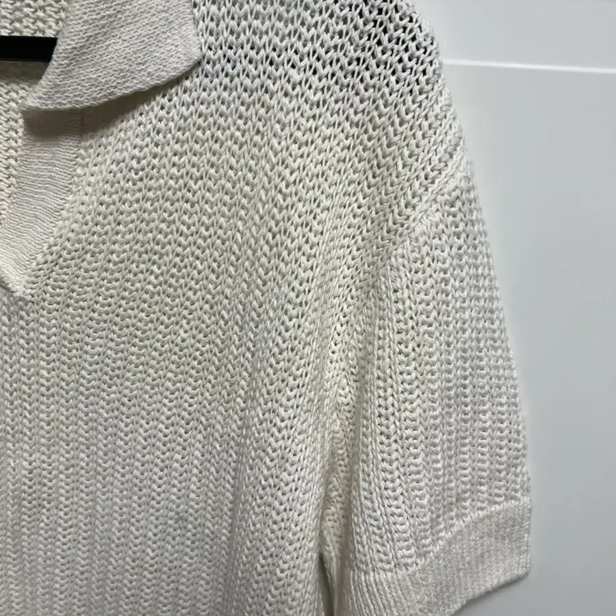 쎄르토 CERTO linen collar knit 린넨 카라 니트