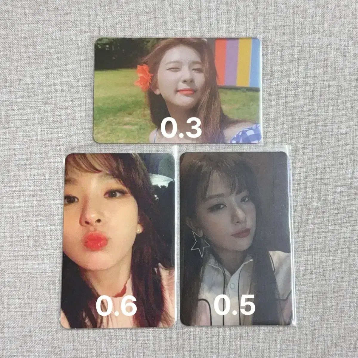 Red Velvet seulgi Rookie Power Up Sonic Photo Card