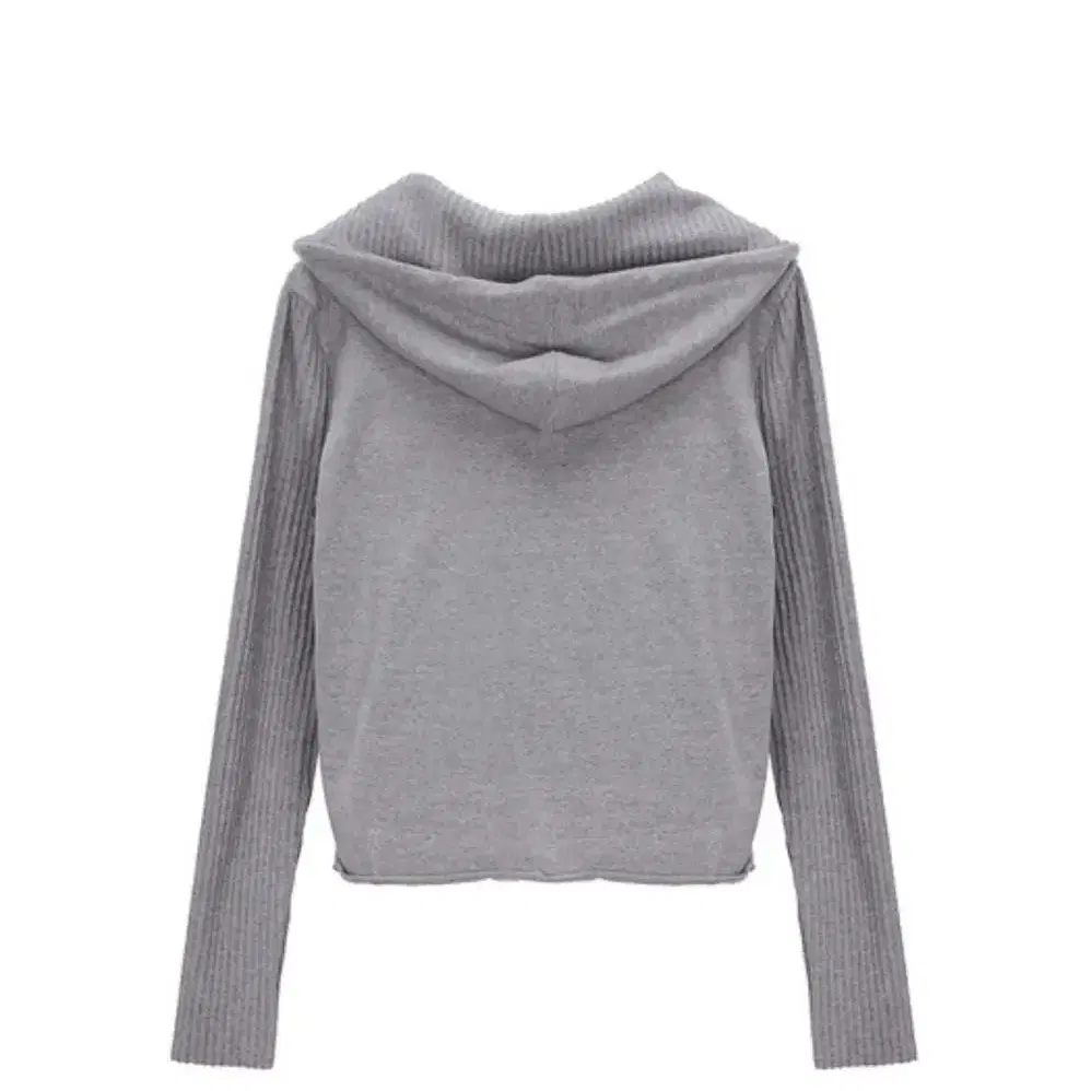 마뗑킴 STRIPE SLEEVE HOODY IN GREY