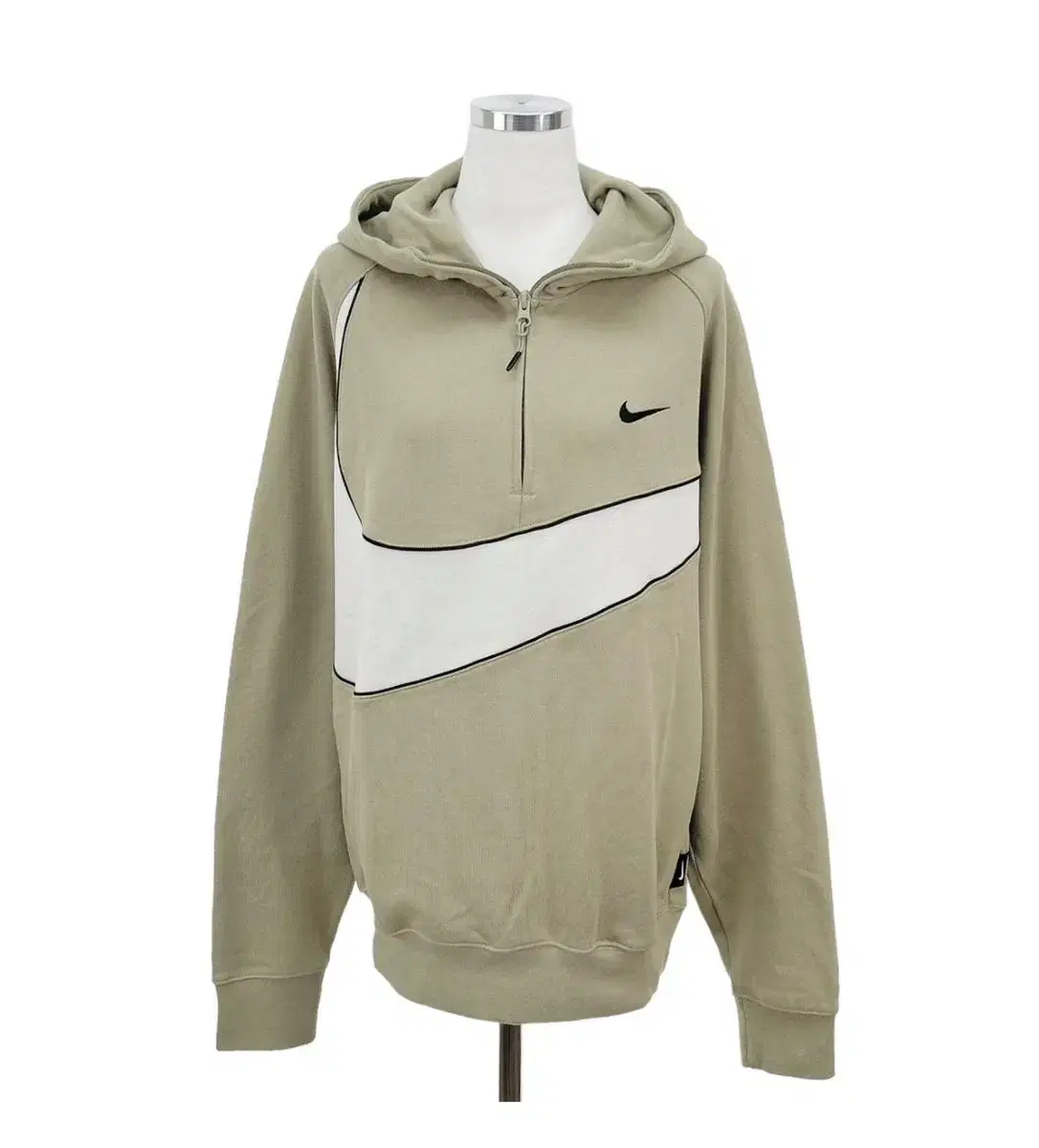 새상품 NIKE 나이키 스우시 하프집 플리스 후디 DX0567-276 S