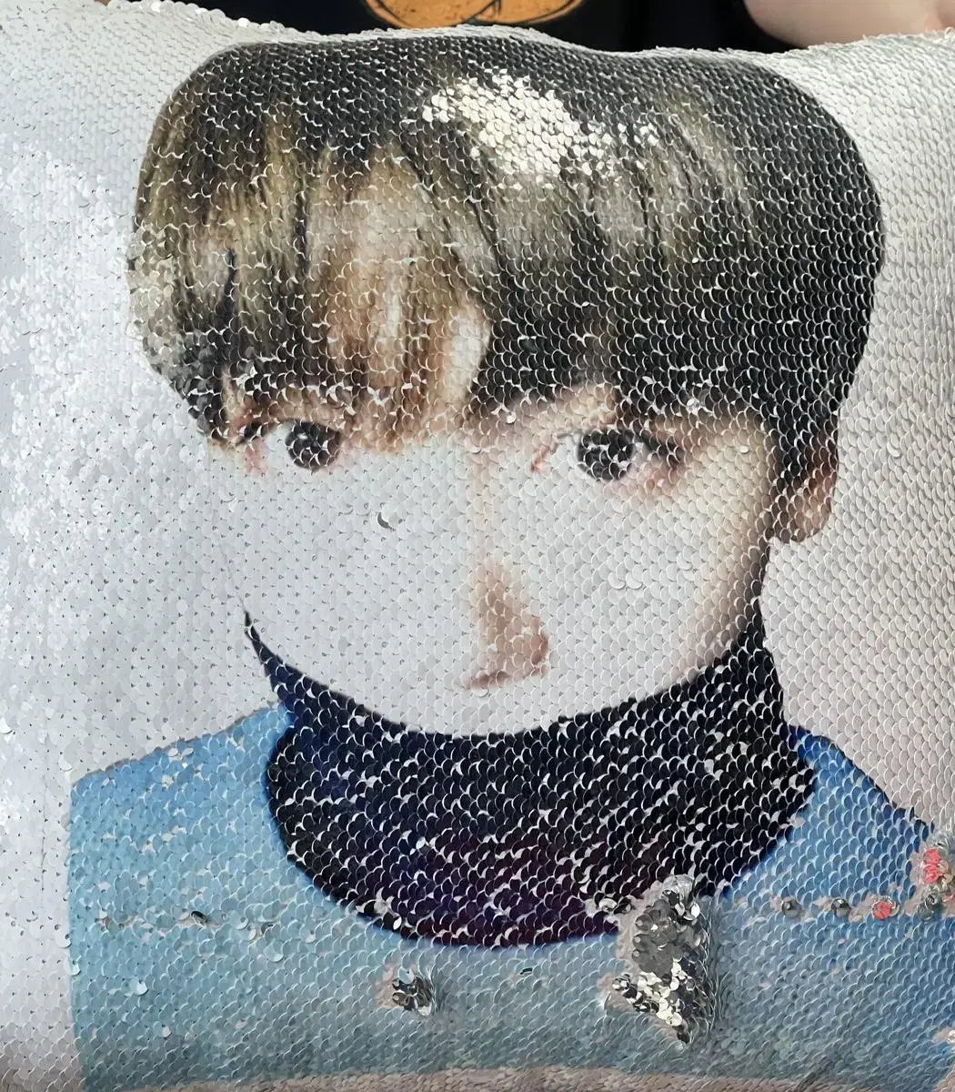 Winner Jinwoo Reversed Cushion (Sequin Cushion)