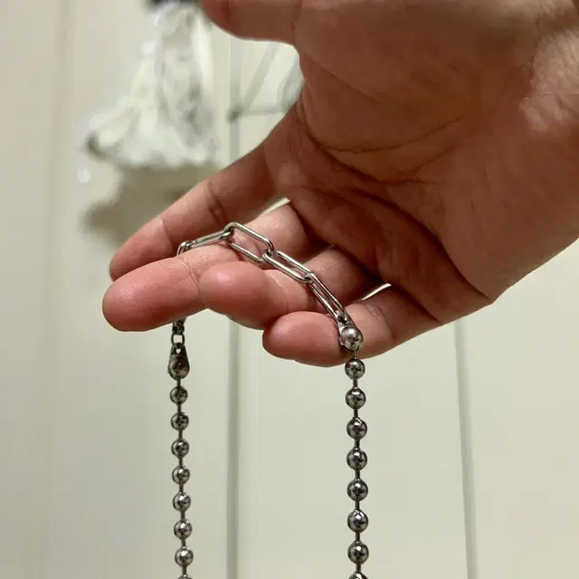 Unisex] Ball chain Surgical Steel