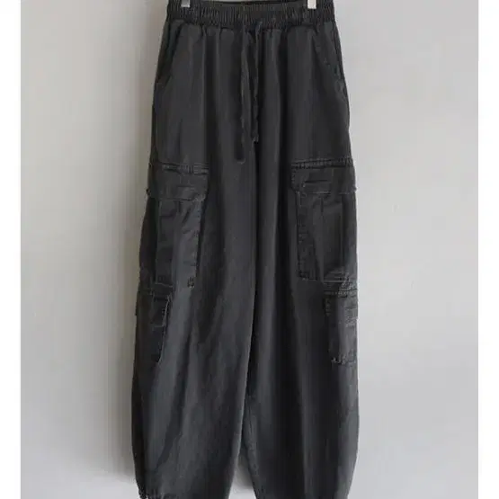 올슨 워싱 카고 팬츠 차콜 olssen washing cargo pant