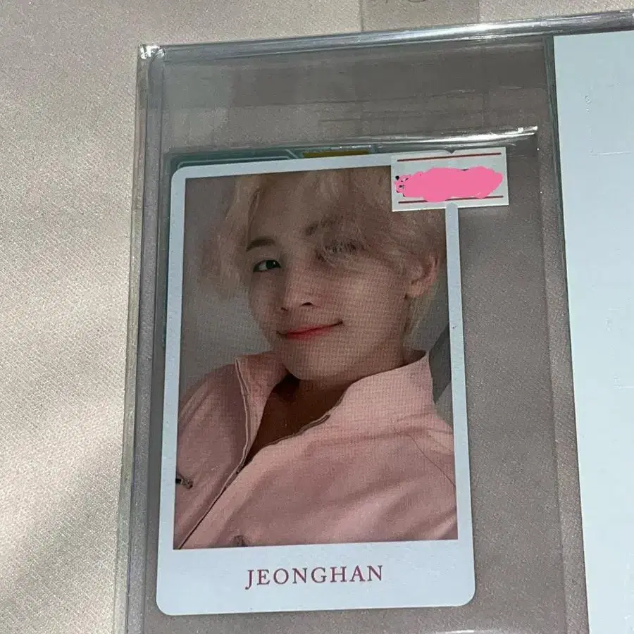 세븐틴 정한 언오드 HMV 회장한정