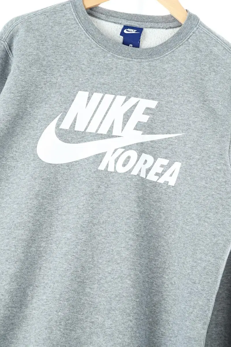 (M) Nike Man to Man T-Shirt Gray Seoul Limited Edition - AEA7