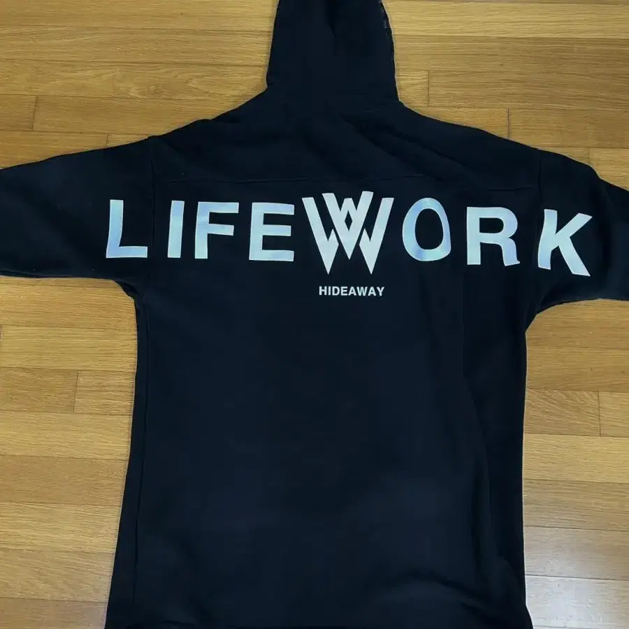 라이프워크 lifework 롱 후드집업