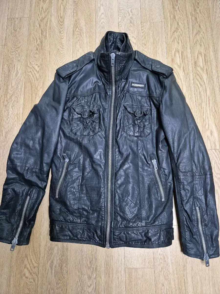 Superdry Brad Leather Winter Jacket S