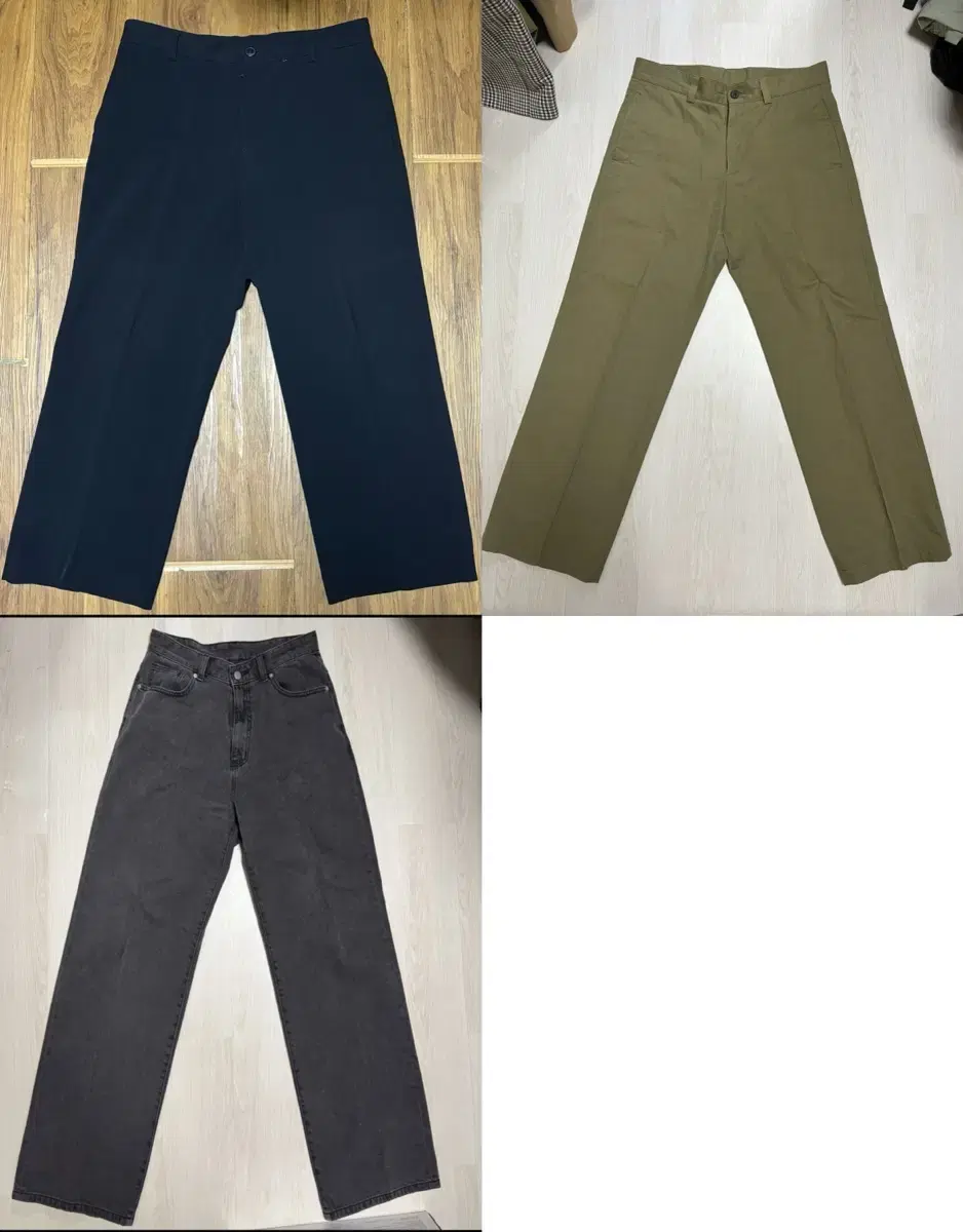 E.J.I. Grey Pants,Black Slacks,Check Slacks,Beige Slacks,Black Denim