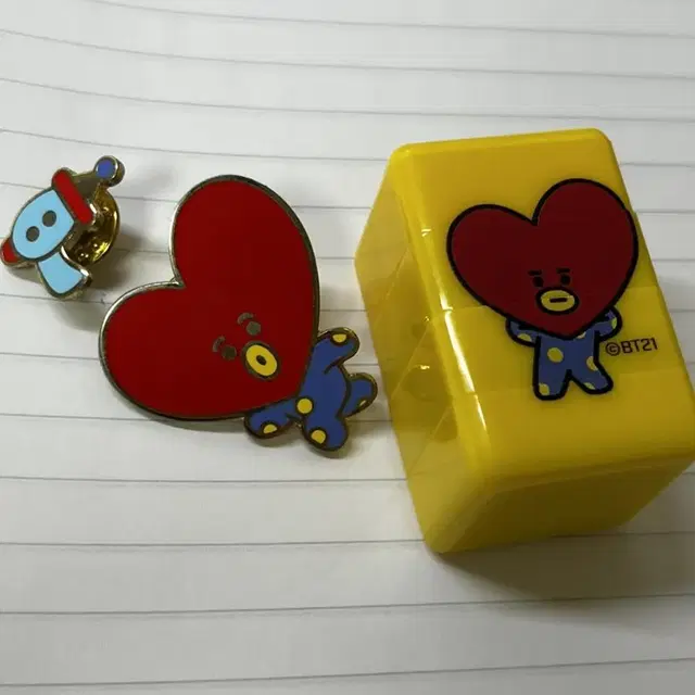 bt21 타타 뱃지, 도장