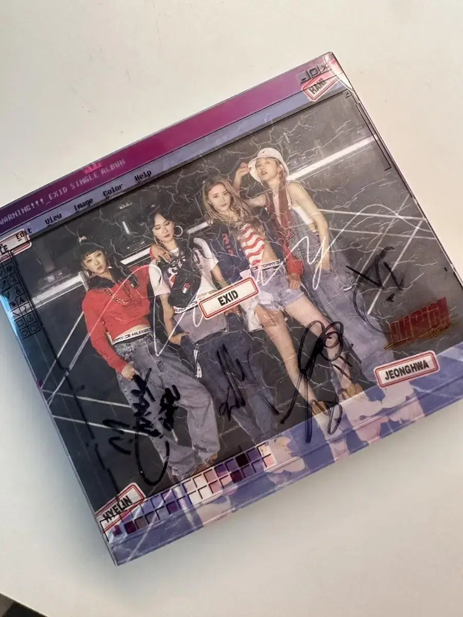 EXID sign Album