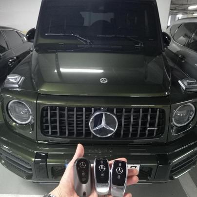 벤츠 지바겐 브라부스 CLS GLC AMG 자동차키 조약돌키 제작 수리