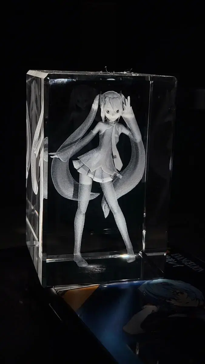 Miku 3D krystal Figures