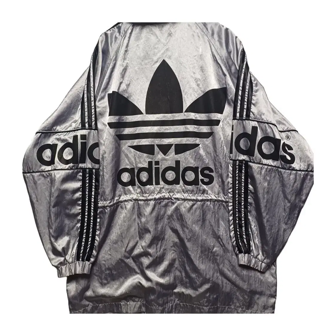 Adidas 80s 아디다스x데상트 희귀 실버 올드스쿨 자켓