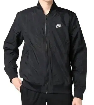 Nike Black Woven Windbreaker Aviation JumperDesign L Size Paul909