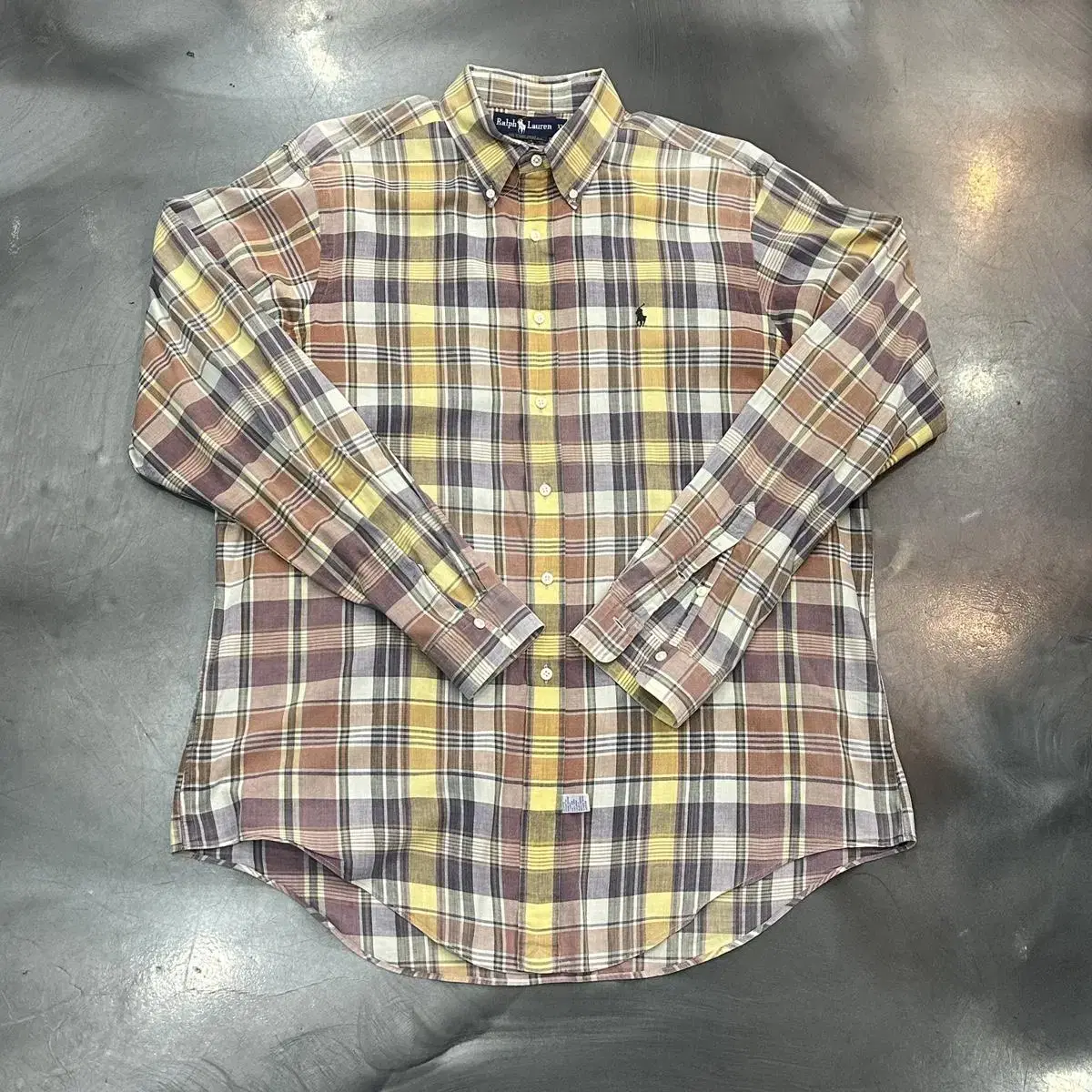 [115] Polo Ralph Lauren Madras check poplin shirt 115