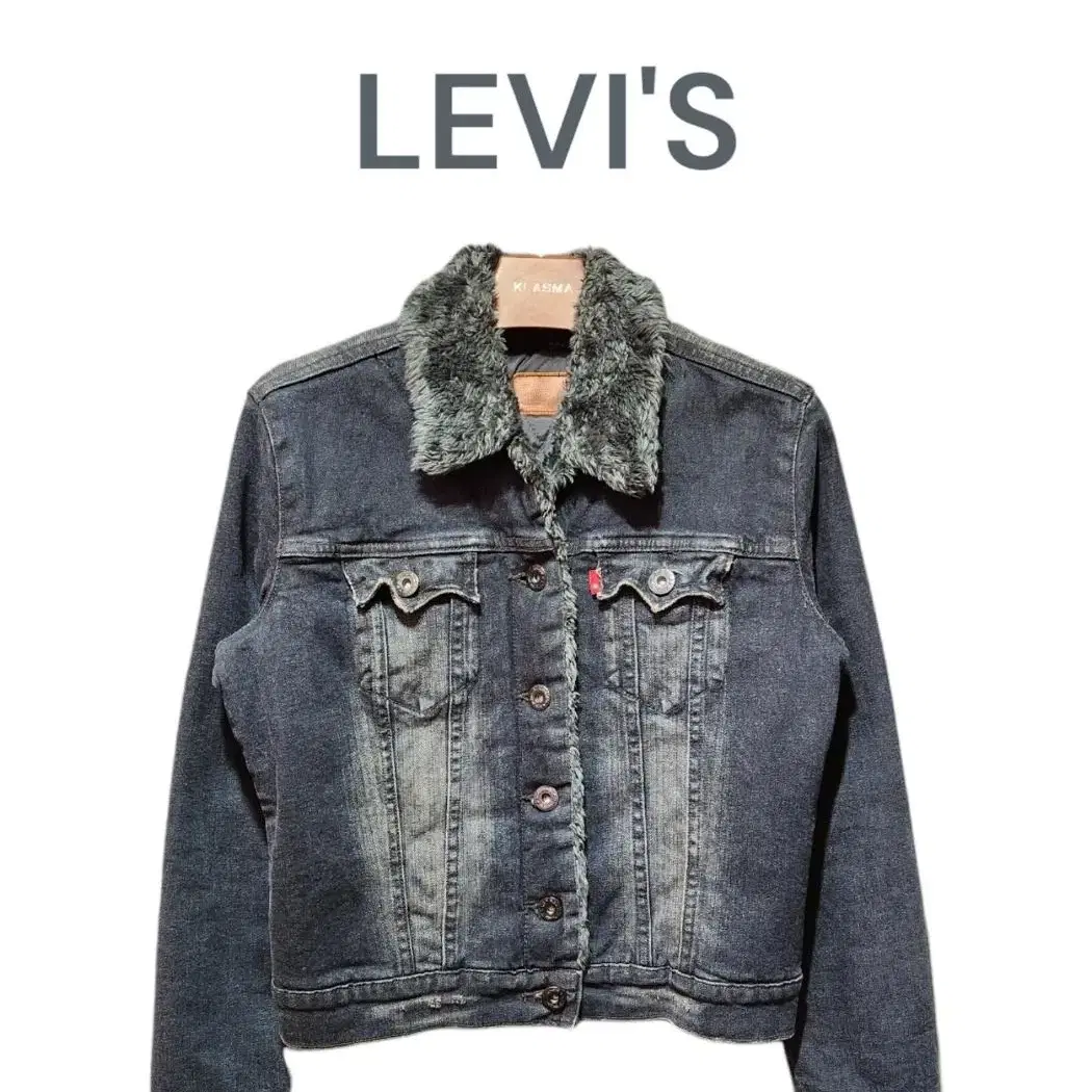 [L] LEVI'S 리바이스 여성 블랭크탭 누빔 데님자켓