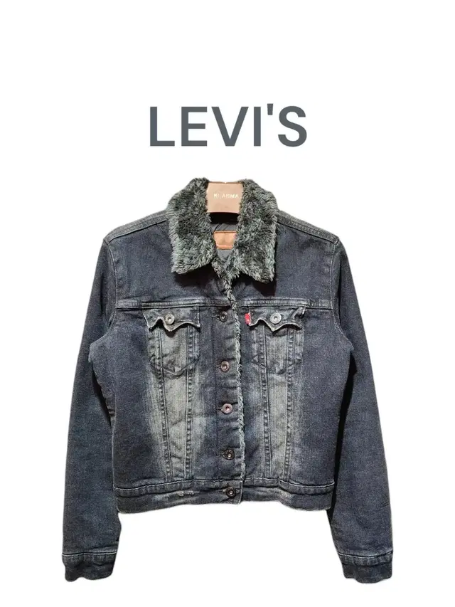 [L] LEVI'S 리바이스 여성 블랭크탭 누빔 데님자켓