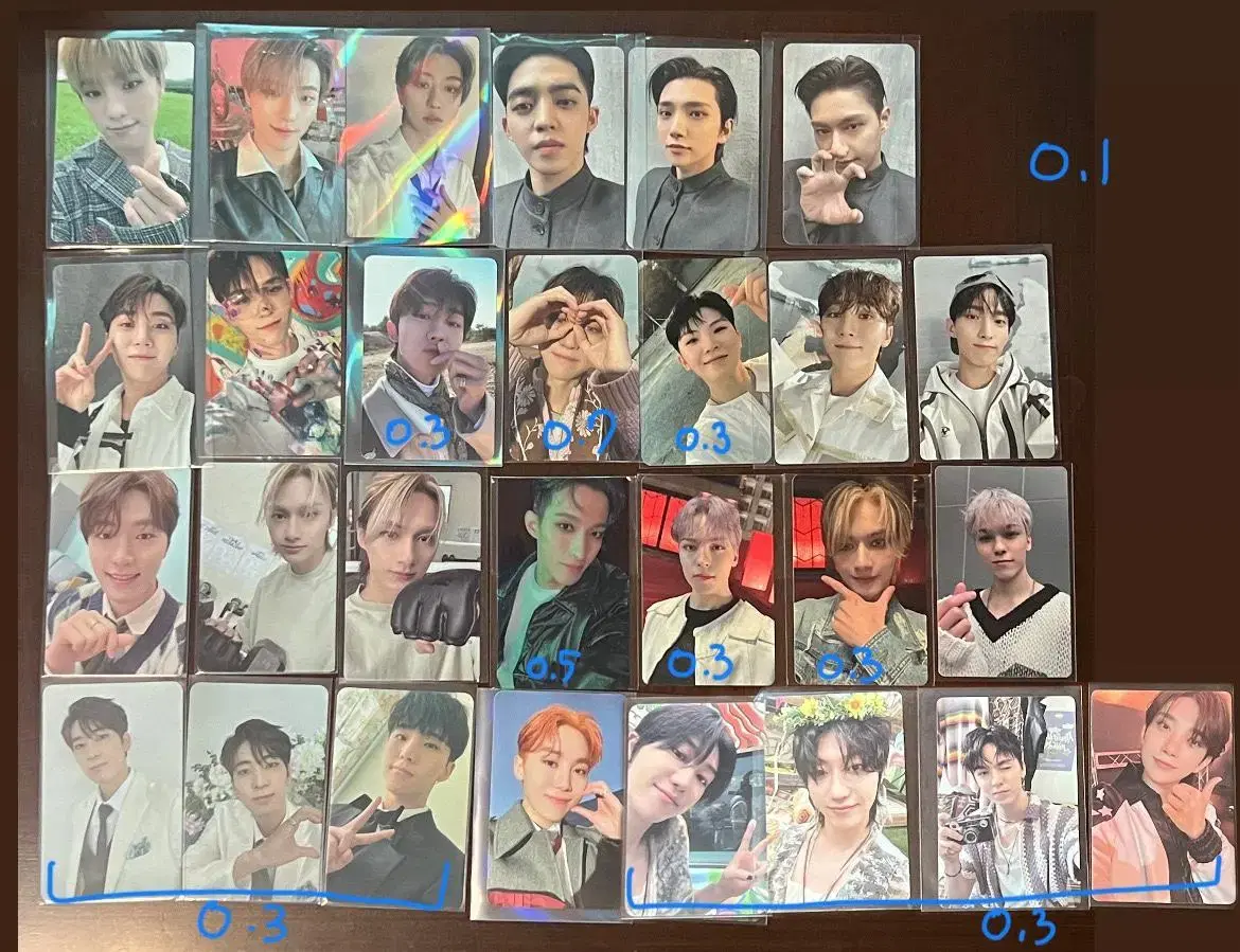 Seventeen photocard tc wts woozi hoshi jun Coops Shua mingyu dino vernon The8